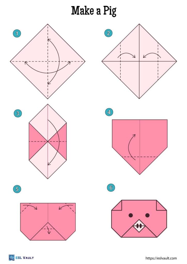 9 Easy origami animals (PDF) - ESL Vault