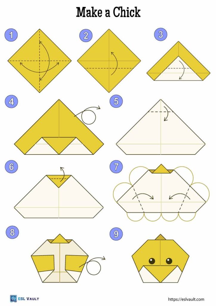 9 Easy origami animals (PDF) - ESL Vault