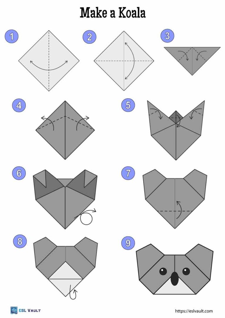 9 Easy origami animals (PDF) - ESL Vault