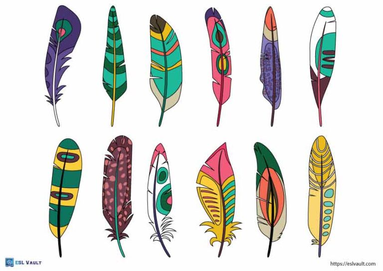 81 Free Printable Feather Templates PDF ESL Vault