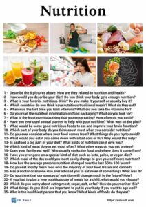 25 nutrition conversation questions