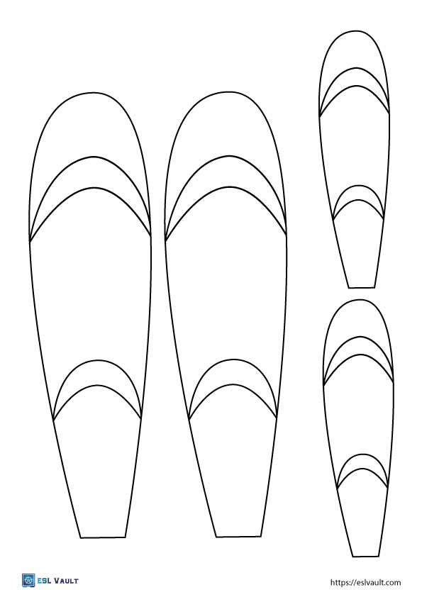 81 Free printable feather templates (PDF) - ESL Vault