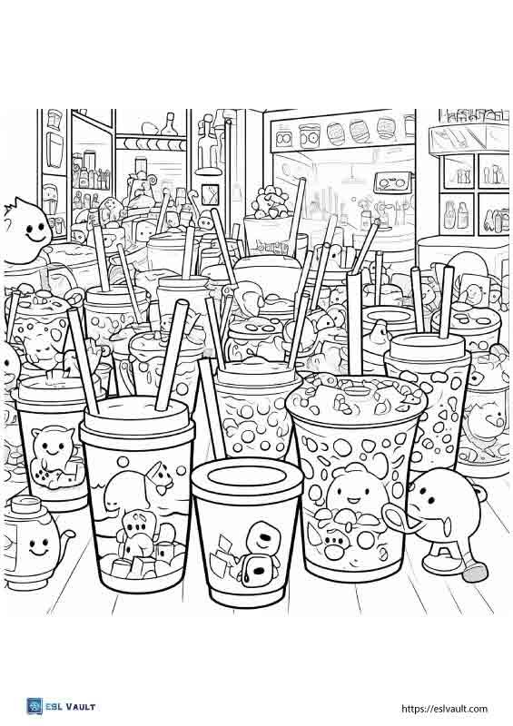 boba coloring pages for adults