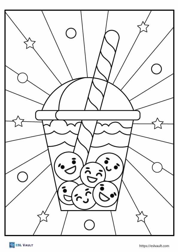 boba coloring pages