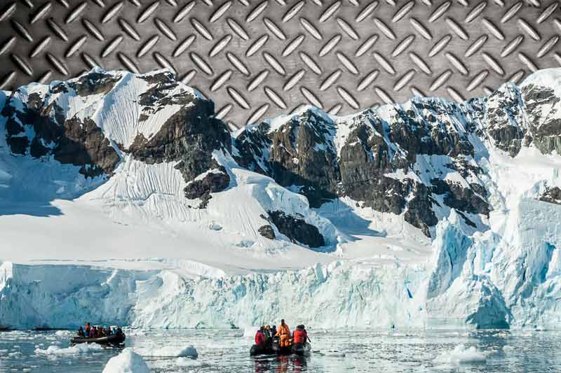 colder than a steel plate in Antarctica