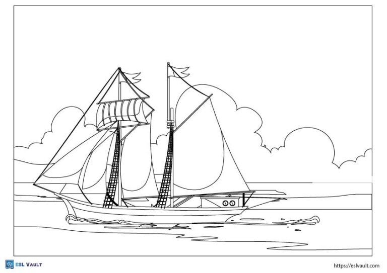 explorer ship coloring pages