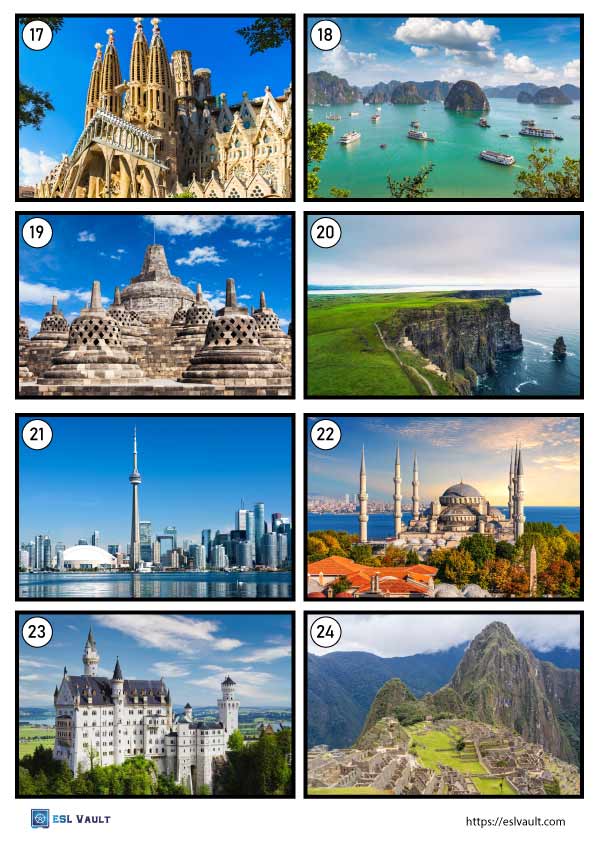 Free country guessing game (40 PDF cards) - ESL Vault