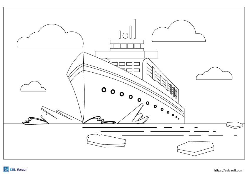 21 Free ship coloring pages - ESL Vault