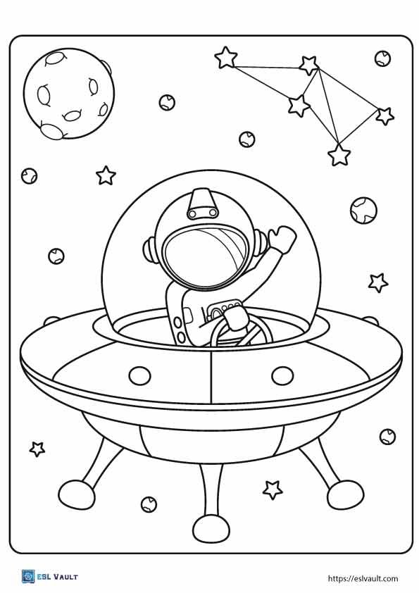 free printable ufo coloring pages