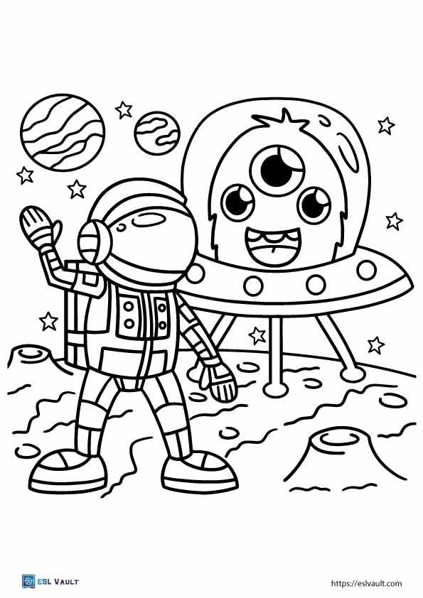 free ufo coloring pages