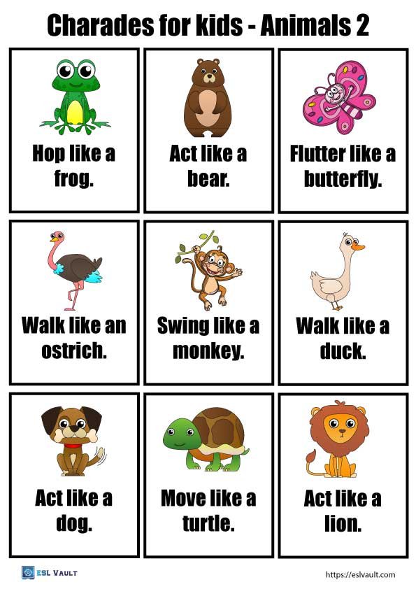 Charades for Kids Charades for Kids