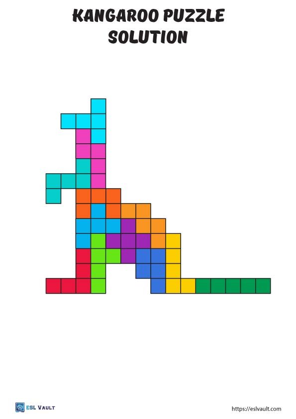 printable tetris puzzle kangaroo solution