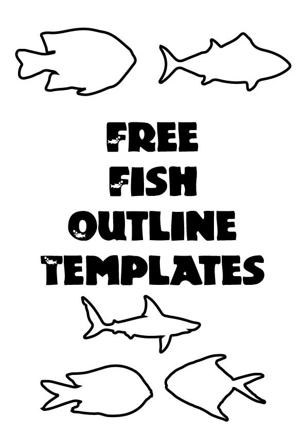 free printable fish outline templates