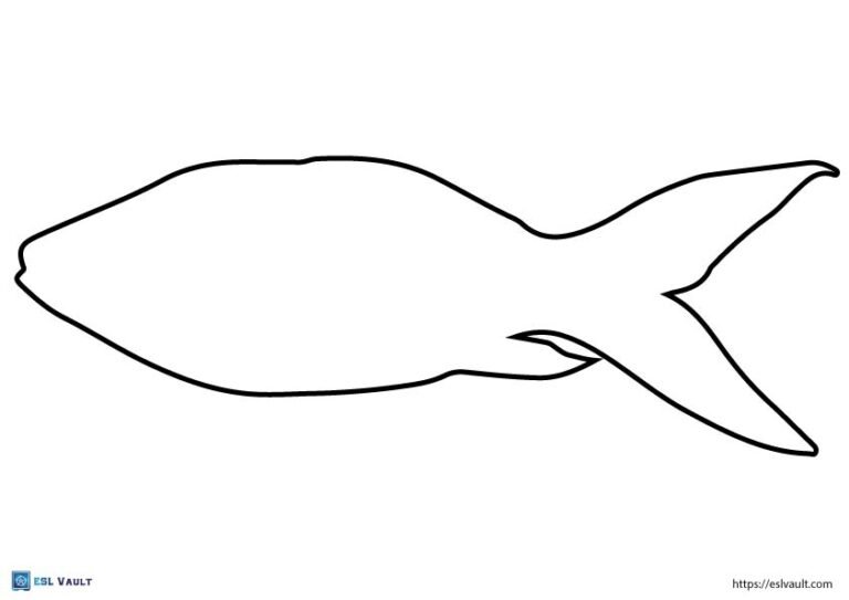 free printable fish template