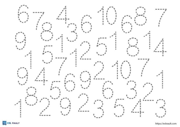 number tracing worksheets 1-10