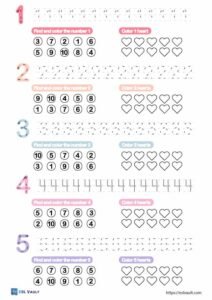 16 Free printable number tracing worksheets (PDF) - ESL Vault