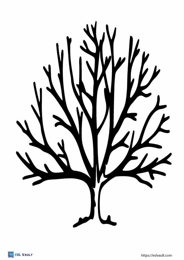 bare tree outline pdf 3
