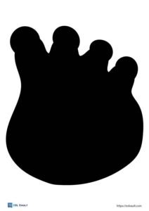 Free printable dinosaur footprints and tracks (16 PDFs)