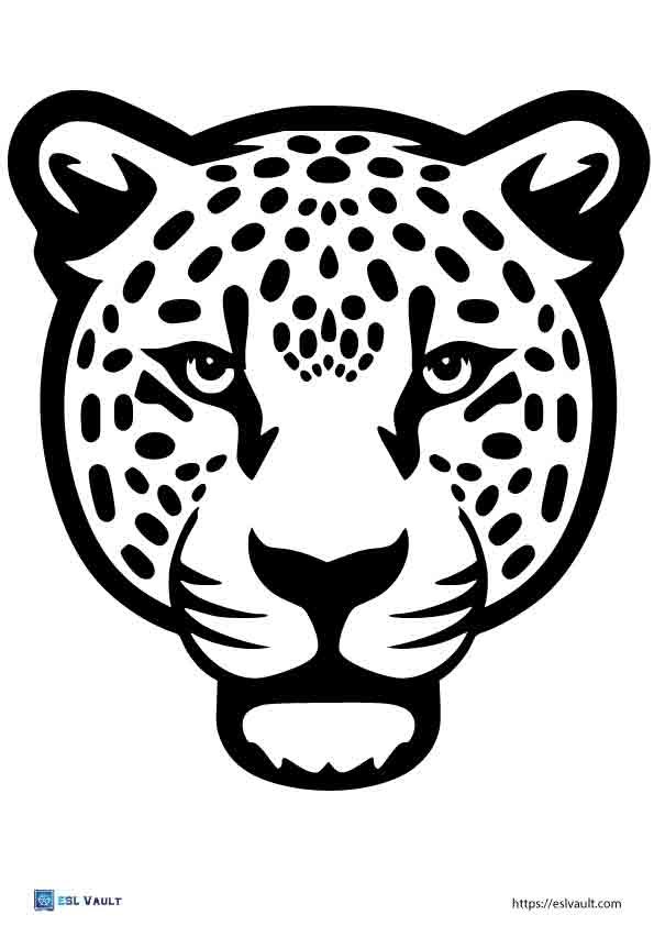 free cheetah coloring sheets