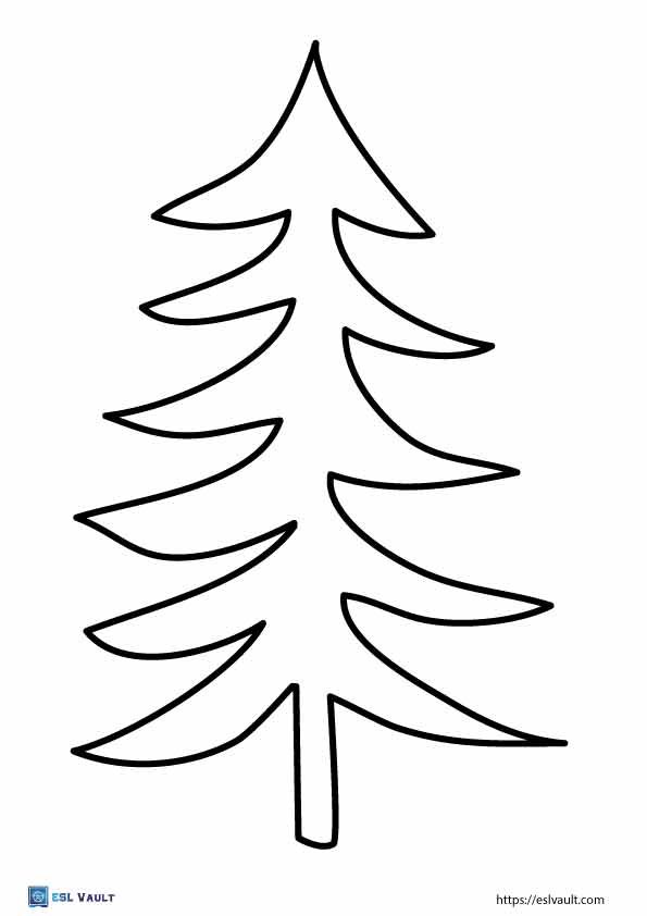 pine tree outline
