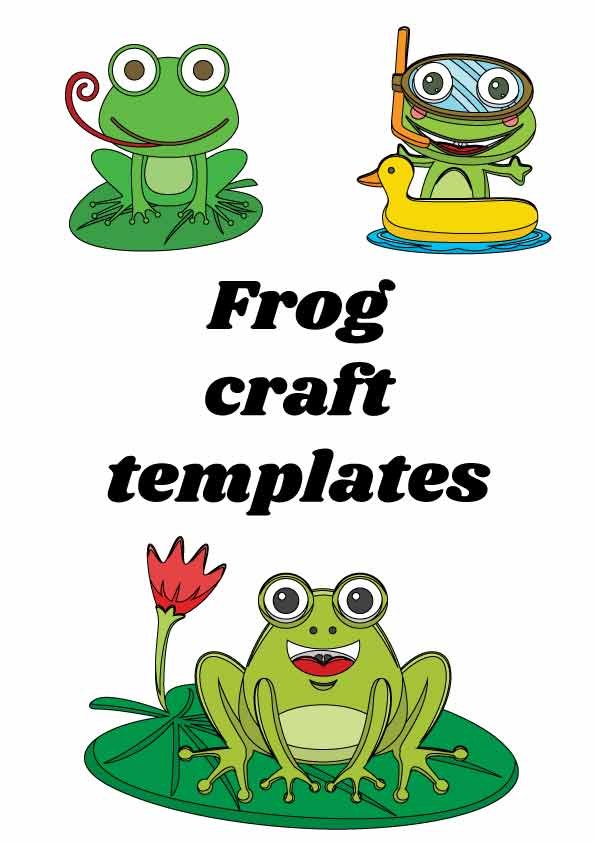 frog craft templates