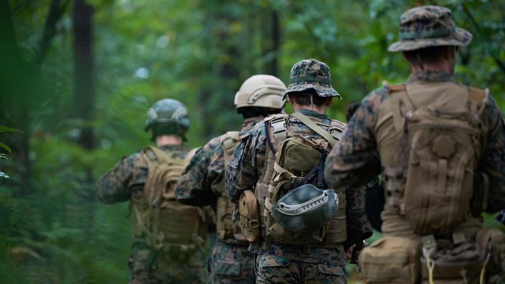 military in the jungle