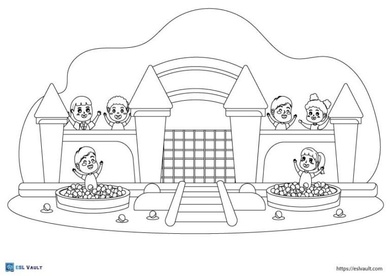 playground coloring pages pdf