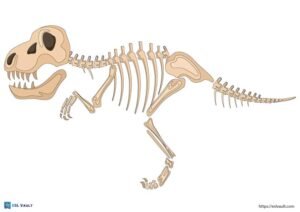 20 Free printable dinosaur skeletons (PDF) - ESL Vault