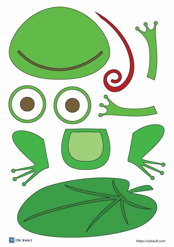 printable frog craft