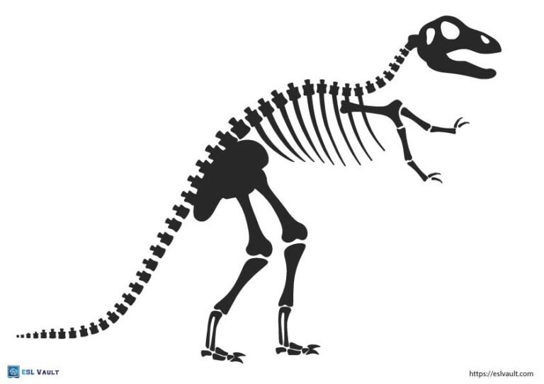 printable t-rex skeleton
