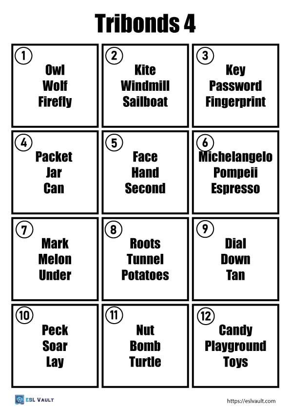 printable tribond game 4