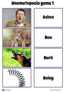 onomatopoeia game