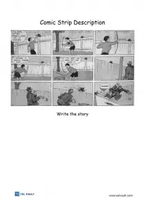 Comic strip, comprehension questions…: English ESL worksheets pdf