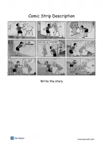 Comic strip, comprehension questions…: English ESL worksheets pdf