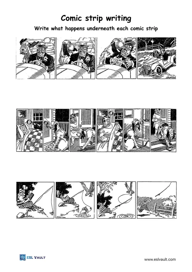 comic strip writing