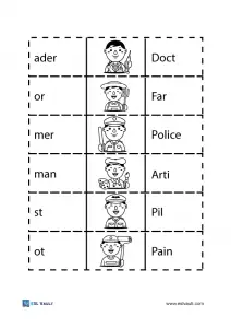 A jobs puzzle for English study