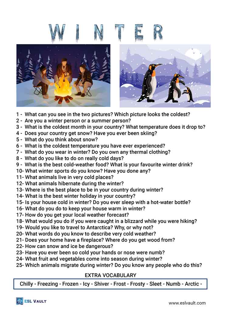 25-winter-conversation-questions-esl-vault