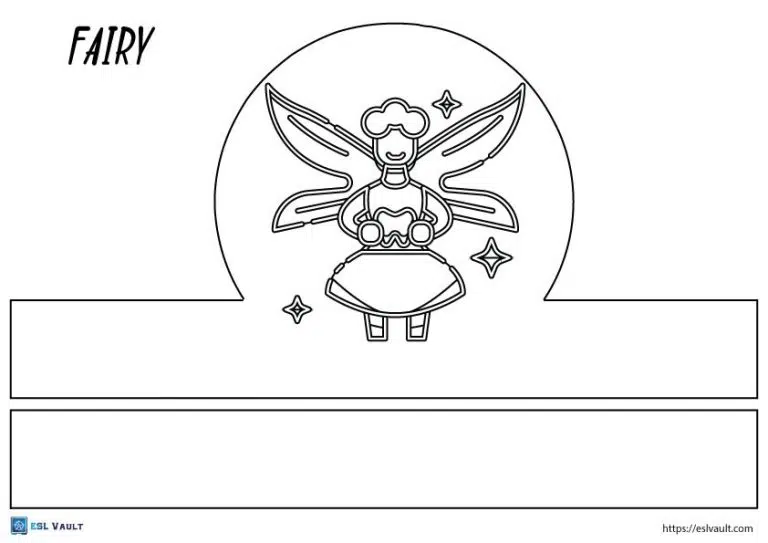 free printable headband fairy