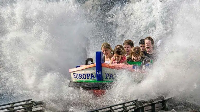 people having a blast on a ride