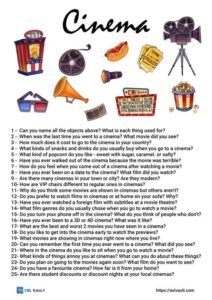 25 cinema conversation questions