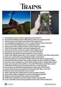 25 trains conversation questions