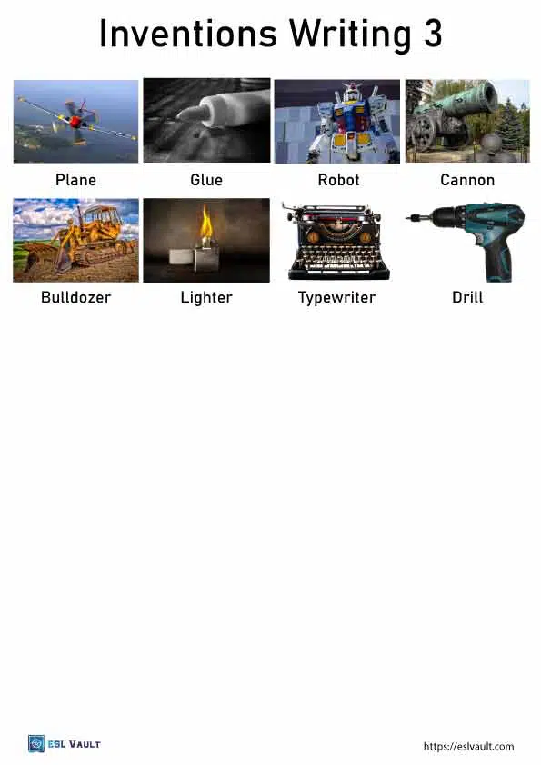 inventions writing activity 3