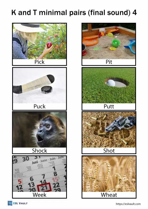 k and t minimal pairs final sound cards 4