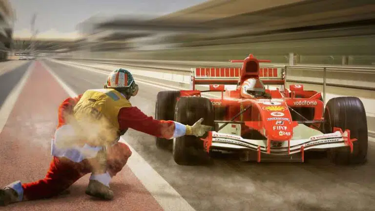 a formula 1 race car