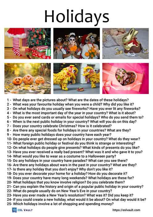 Fun Holiday Questions For Students