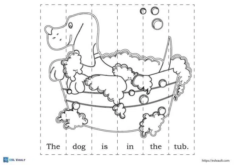 free cvc sentences puzzle 1
