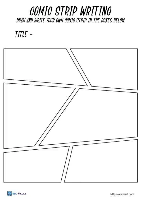 Comic Blank Art Paper For Kids: Blank Comic Book Templates, Write And Draw  Comic Books
