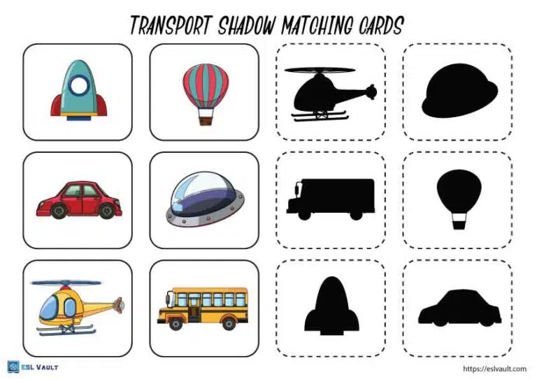 transport shadow matching cards