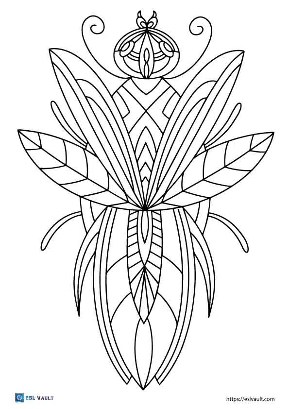 free beetle coloring pages