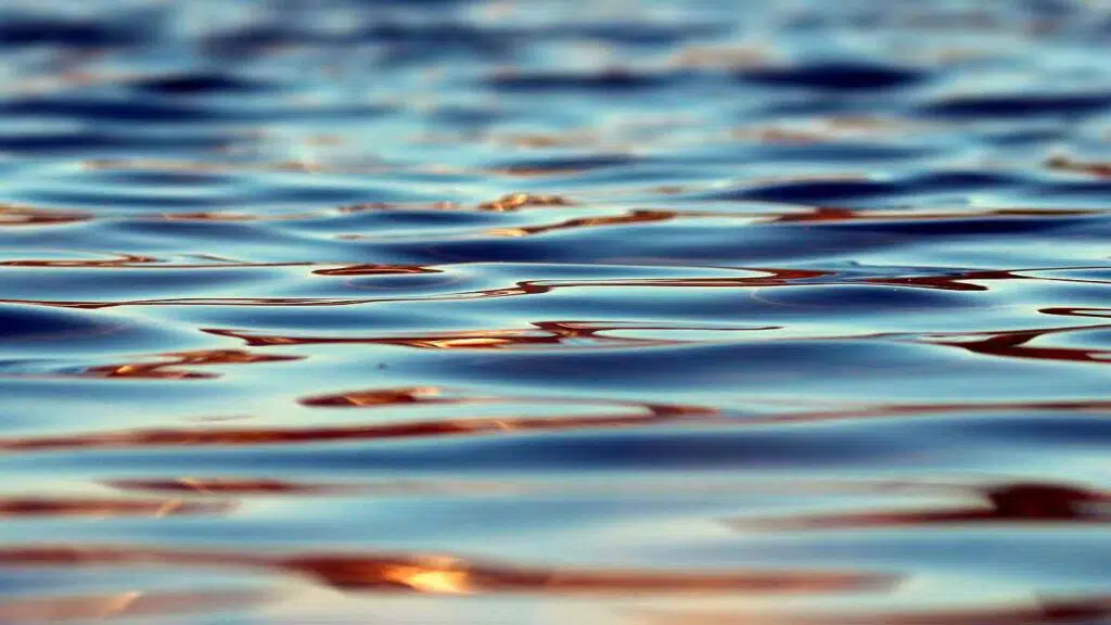 water in a lake